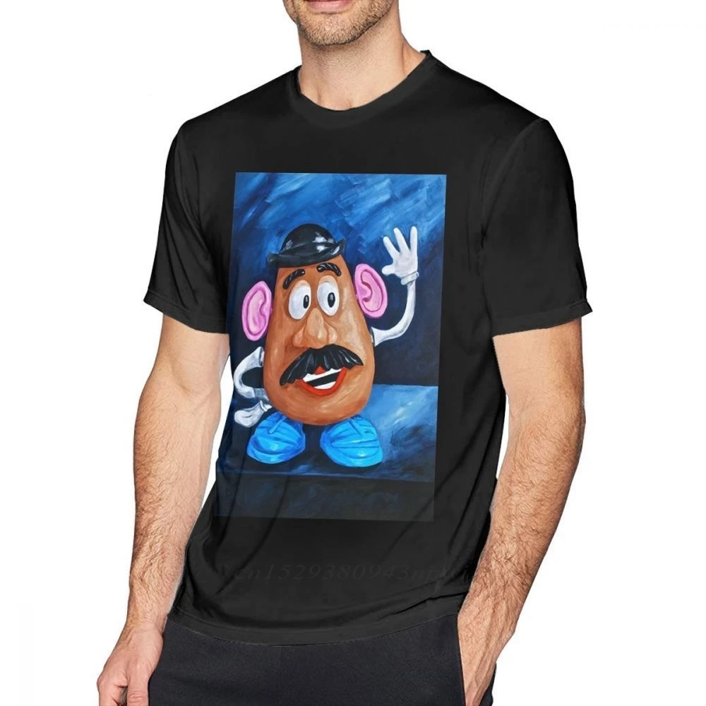 T-Shirt Mr Potato Head Che Ti Guarda T-Shirt Classica T-Shirt Stampata Da Uomo Manica Corta 100% Cotone Fantastica Maglietta