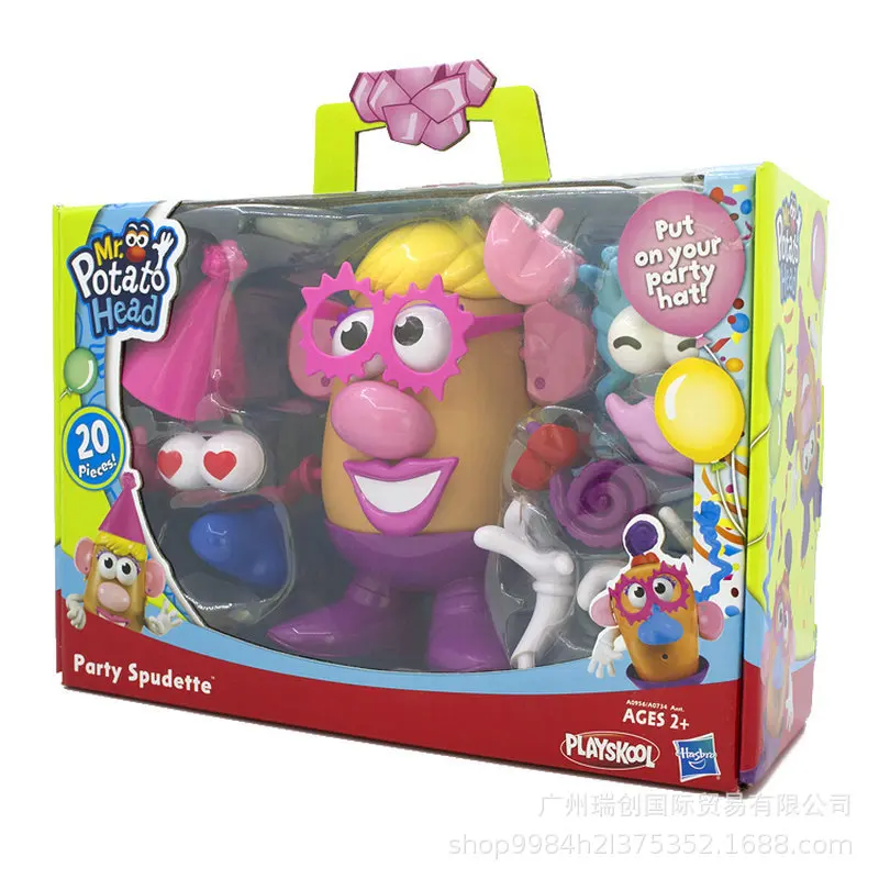 Y Playskool Mr E Mrs Potato Head Headclown Party Smontaggio Facciale Building Blocks Toy Set