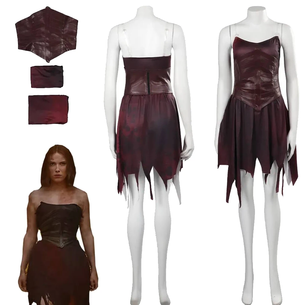 Film Damsel Cosplay Princess Elodie Dress Battle Costume Uniform Outfit Fantasy Clothes For Women Halloween Carnival Suit