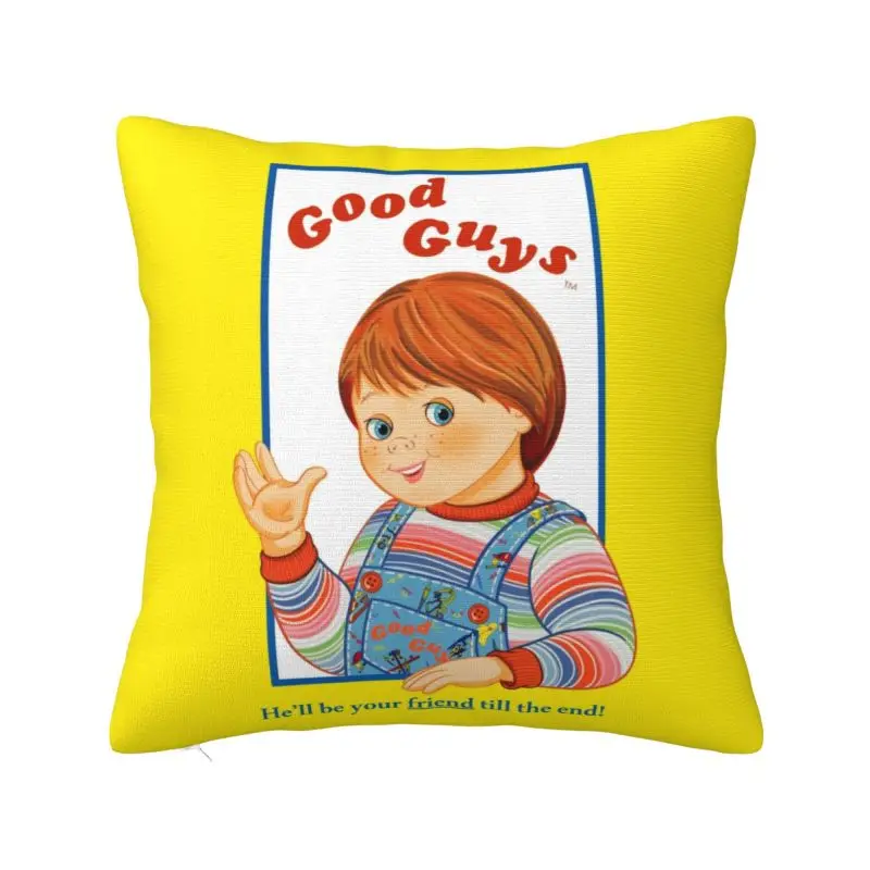 Good Guys Chucky Luxury Throw Pillow Covers Decoracion Salon Case Children'S Play Doll Chair Cushion