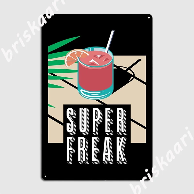 Questo È Crazy Crazy Freaky Woman Bevande Pomeridiano Fuori Controllo Summer Freak Metal Sign Home Design Tin Sign Poster