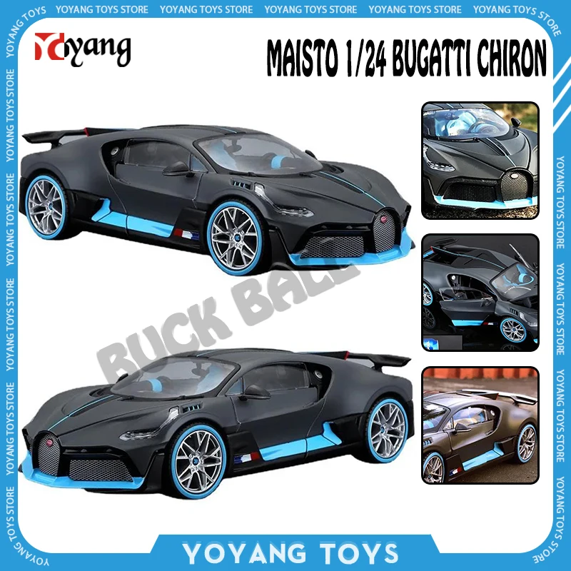 Maisto 1/24 Scale Bugatti Chiron Car Toys Bugatti Divo Sports Car Alloy Retro Diecast Models Car Bugatti Car Toy For Boys Gifts