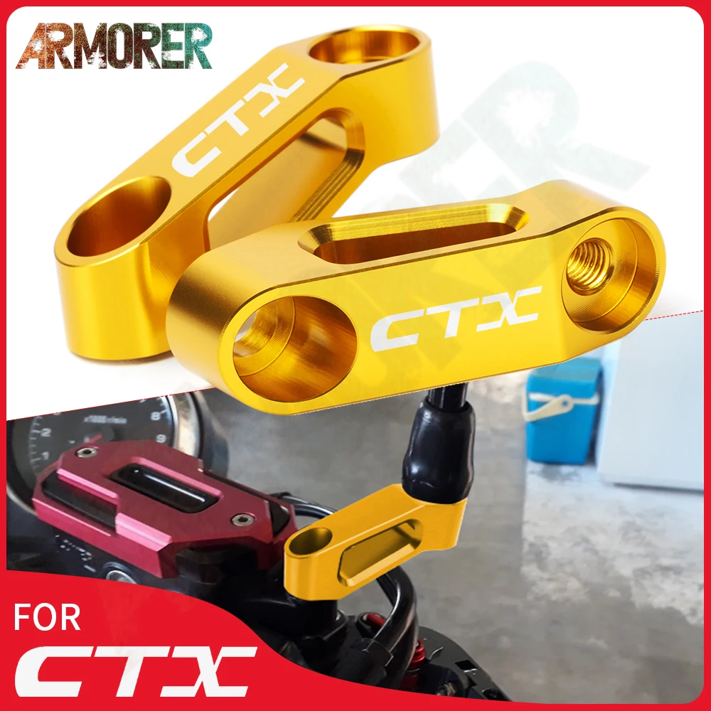 Adattatore Adattatore Per Estensione Riser Specchio Per Montaggio Manubrio Moto Per Honda Ctx700 Ctx 700 Ctx 700N Ctx700N Ctx700Nd Ctx 1300
