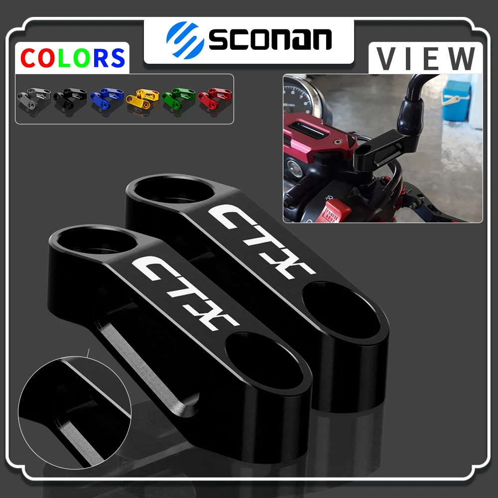 Per Honda Ctx Ctx700 N Ctx1300 Ctx 700 N Ctx 1300 Estensione Specchietto Moto Specchietto Retrovisore Extender Accessori Adattatore