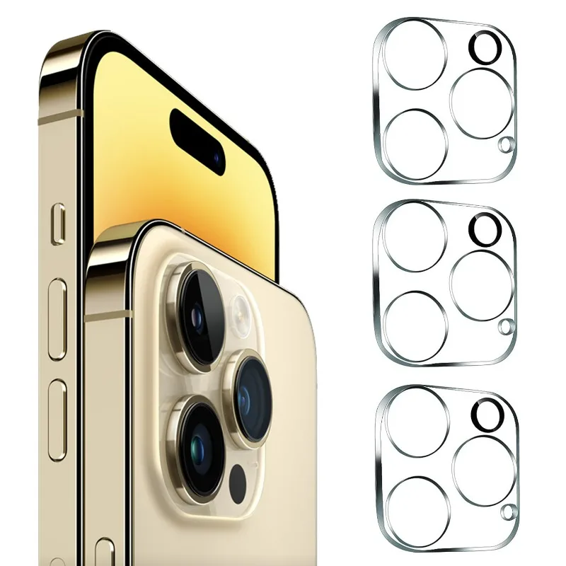 Protezione Dell'Obiettivo Della Fotocamera Per Iphone 15 Promax/15 Plus 9D Durezza Vetro Temperato Per Iphone 15 Plus Pro Max Pellicola Antigraffio Pe