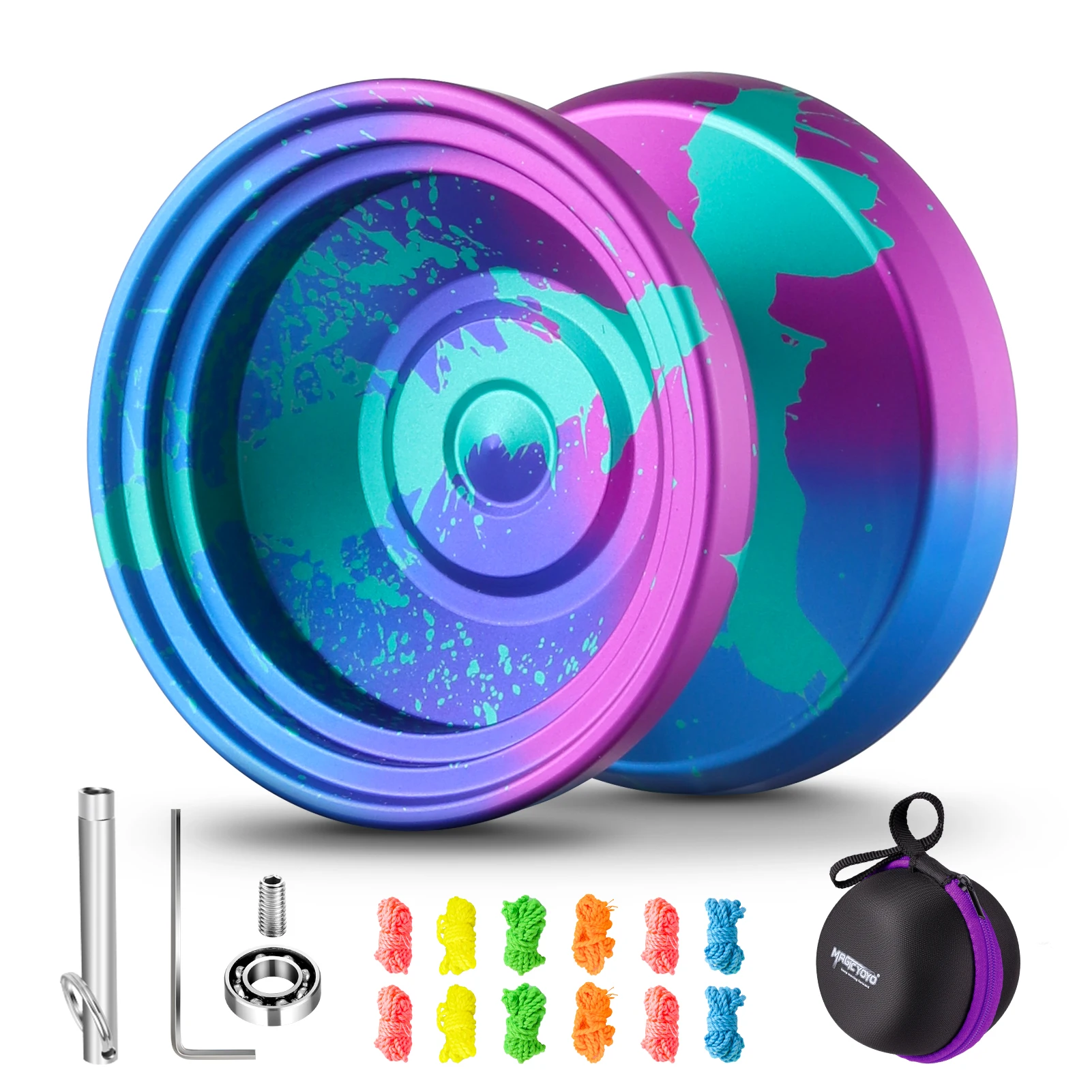 Magicyoyo Professional Reactive Yoyo V8, Yoyo A Doppio Scopo Per Bambini Principianti, Cuscinetto Yoyo Reattivo Di Ricambio