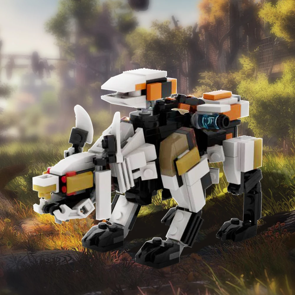Moc Scorcher Da Horizon Zero Dawn Building Blocks Set Horizon Zero Dawn Thunderjaw Model Bricks Toys For Kid Gift
