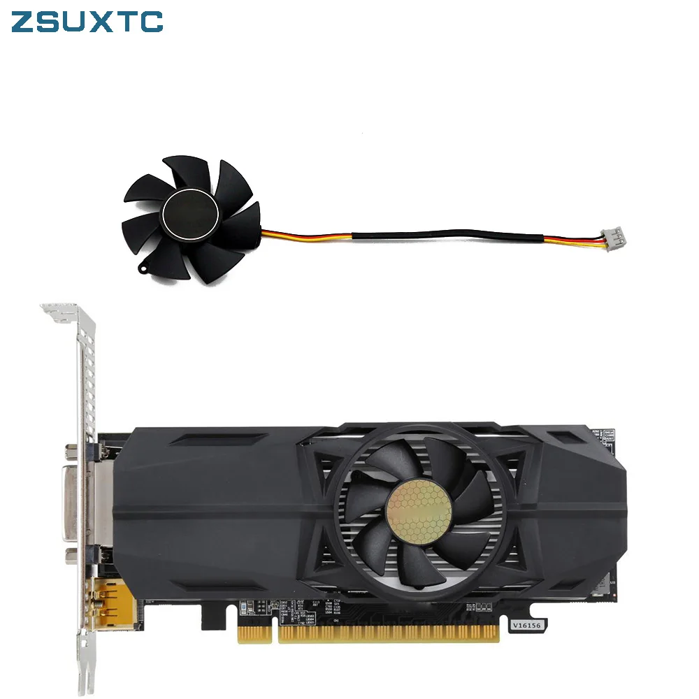 Fs1250-S2053A 47Mm Dc12V 0.19A 3Pin Gtx1050 Per Gigabyte Gtx 1030 1050 1050Ti Oc Low Profile 750 Ti Ventola Di Raffreddamento Della Scheda Grafica