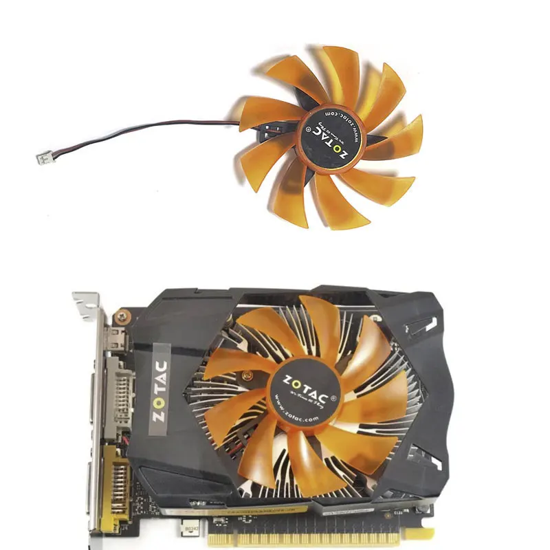 Nuova Ventola Gpu 2Pin Dc 12V 0.28A Ga92S2M Gtx 750 Gpu Cooler Per Scheda Grafica Zotac Geforce Gtx 750 Ti 650