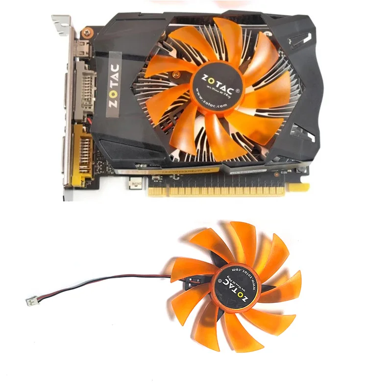 87Mm Ga92S2M Dc 12V 0.28A 2Pin Gtx 750 Gpu Cooler Per Zotac Geforce Gtx 750 Ti 650 Scheda Grafica