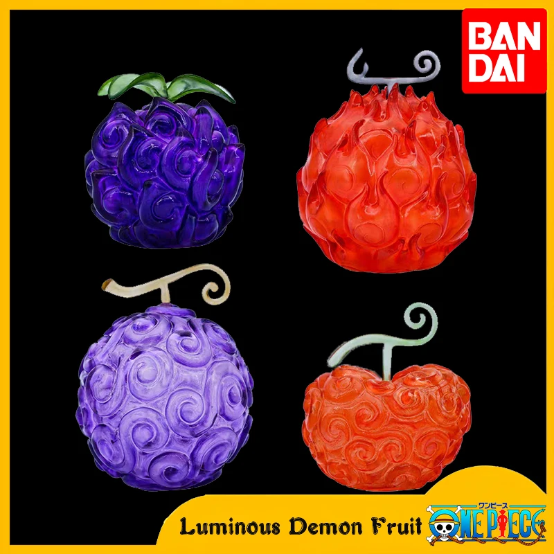 Bandai Gk One Piece Devil Fruit Model Action Figure Demon Op-Op Fruit Flame Flame Fruit Light Collection Doll Toy