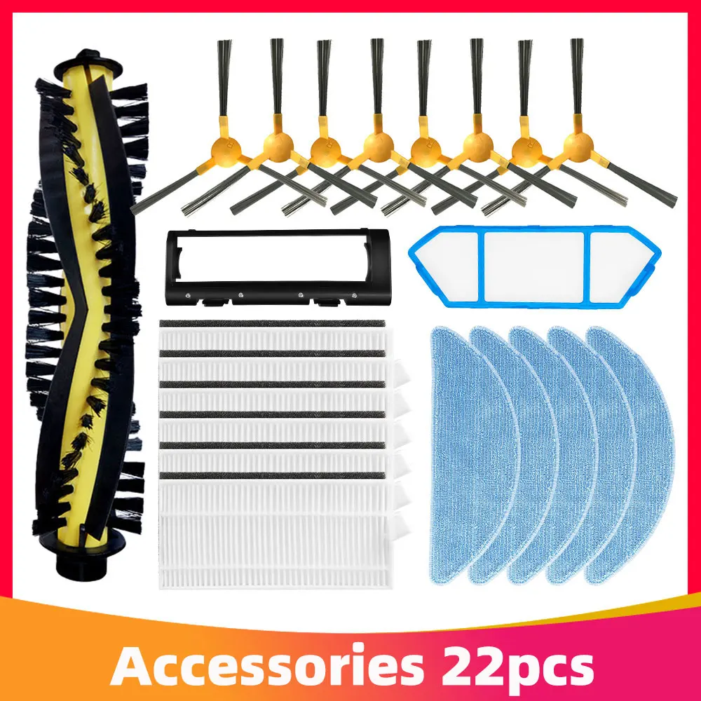 Compatibile Per Neatsvor X500 X520 X600 Pro Tesvor X500 X500 Pro T8 S6 M1 Pezzi Di Ricambio Spazzola Laterale Principale Filtro Hepa Mop