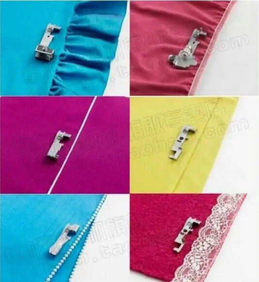 Singer Serger Overlock 6 Piedino Per 14Cg754 14Sh654 14U555 14U557 Consew 14Tu 14Hd854 14Sh754 Overlock Macchina
