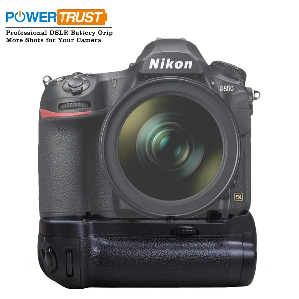 Powertrust Verticale Mb-D18 Battery Grip Misura Per Nikon D850 Mb-D18 Fotocamere Reflex Digitali Come Lavoro Con En-El15A En-El15 O 8X Aa Batteria