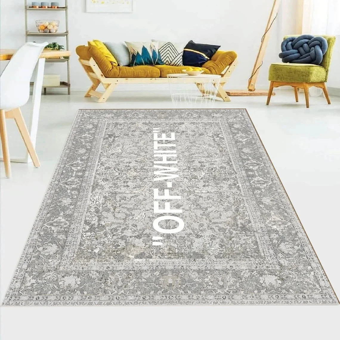 Keep Off Tappeto, Keep Off-White Rug, Tappeto Virgil S, Tappeto Moderno S Per Soggiorno, Tappeto Per Area, Tappeto Per Decorazioni Per La Casa, Tappet