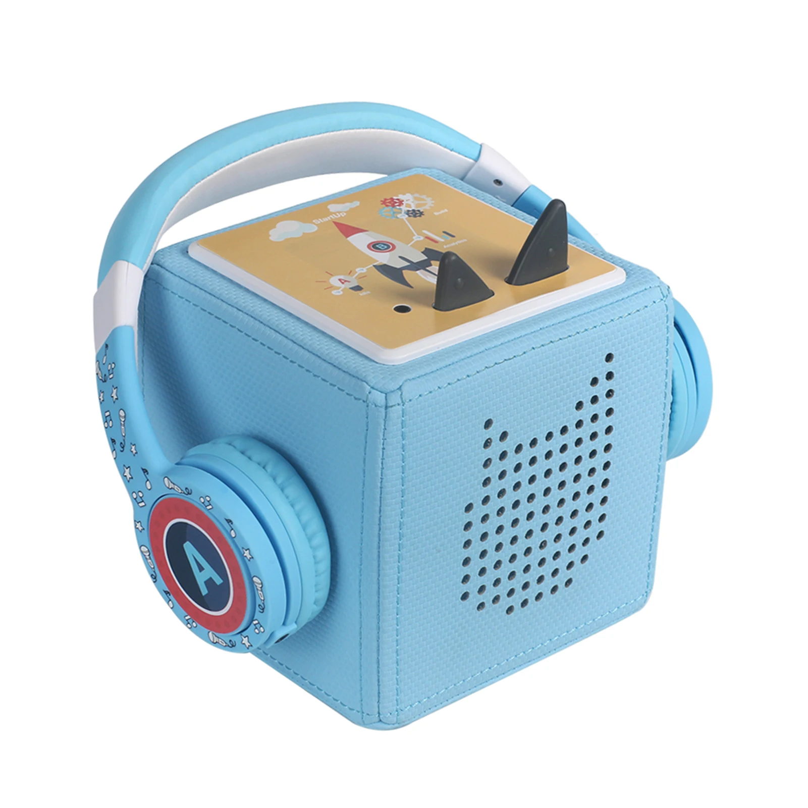 Set Di Adesivi Per Pellicola Protettiva Per Toniebox Con 2 Adesivi Per Cuffie Toniebox Sticker Accessori Per Toniebox Protettivi Per Cartoni Animati