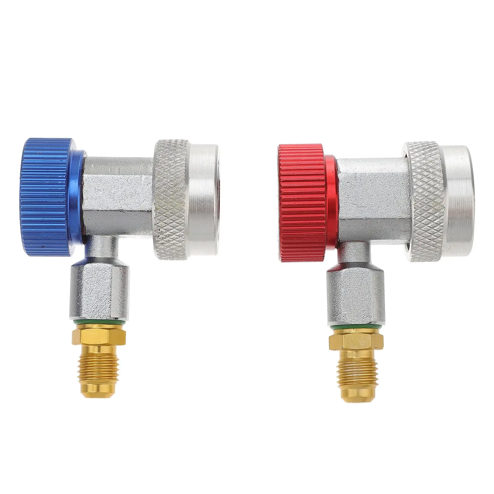R134A Adattatore Accoppiatore Quick Ac Kit Connettore Tubo Raccordi Per Refrigerante Ricarica Auto Gas 134A Hvacconditioning Air Fortan