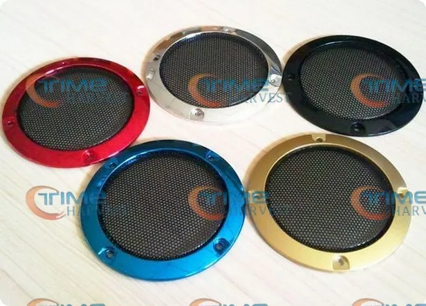 10Pcs Multi Colori 3 Inch Speaker Grill Coperture Netto Speaker Altoparlante Di Plastica Parti Di Commercio All'Ingrosso Di Componenti Speaker Per Cab