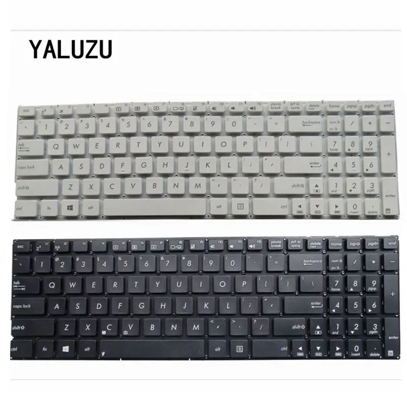 Tastiera Americana Per Asus X553 X553M X553Ma K553M K553Ma F553M F553Ma Tastiera Per Laptop Bianco/Nero