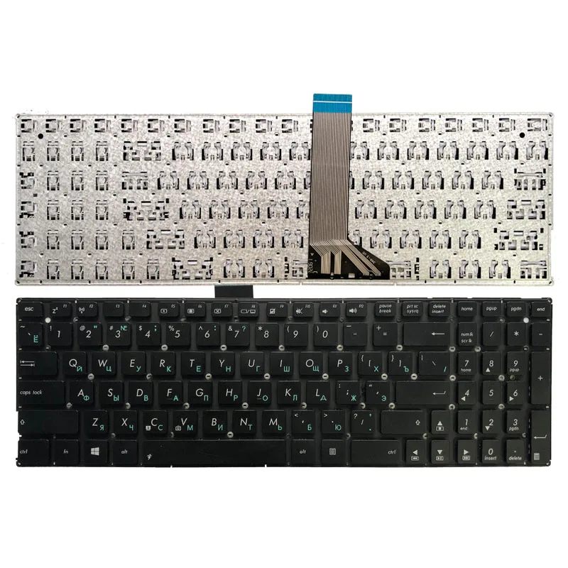 Tastiera Russa Per Asus X553 X553M X553Ma K553M K553Ma F553M F553Ma Tastiera Per Laptop Ru Nera