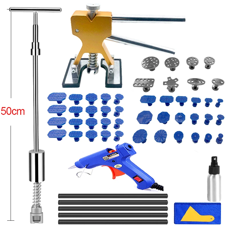 Kit Di Riparazione Ammaccature Per Auto Strumento Spotter Riparazione Set Di Lamiere Slide Reverse Hammer Ventosa Carrozzeria Strumenti Estrattore Per