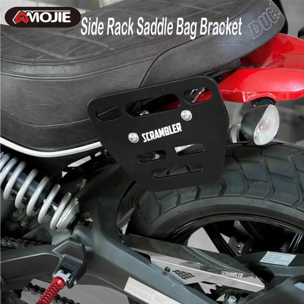 Luggage Side Rack Saddle Bag Bracket For Ducati Scrambler 620/800 Sixty2 Urban Enduro Classic Desert Sled Full Throttle Icon