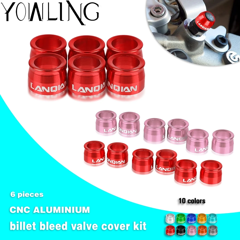 Per Ducati Scrambler 1100 Cafe Racer Full Throttle Icon Urban Enduro Cnc Billet Bleed Valve Cover Kit Pinza Cilindro Maestro