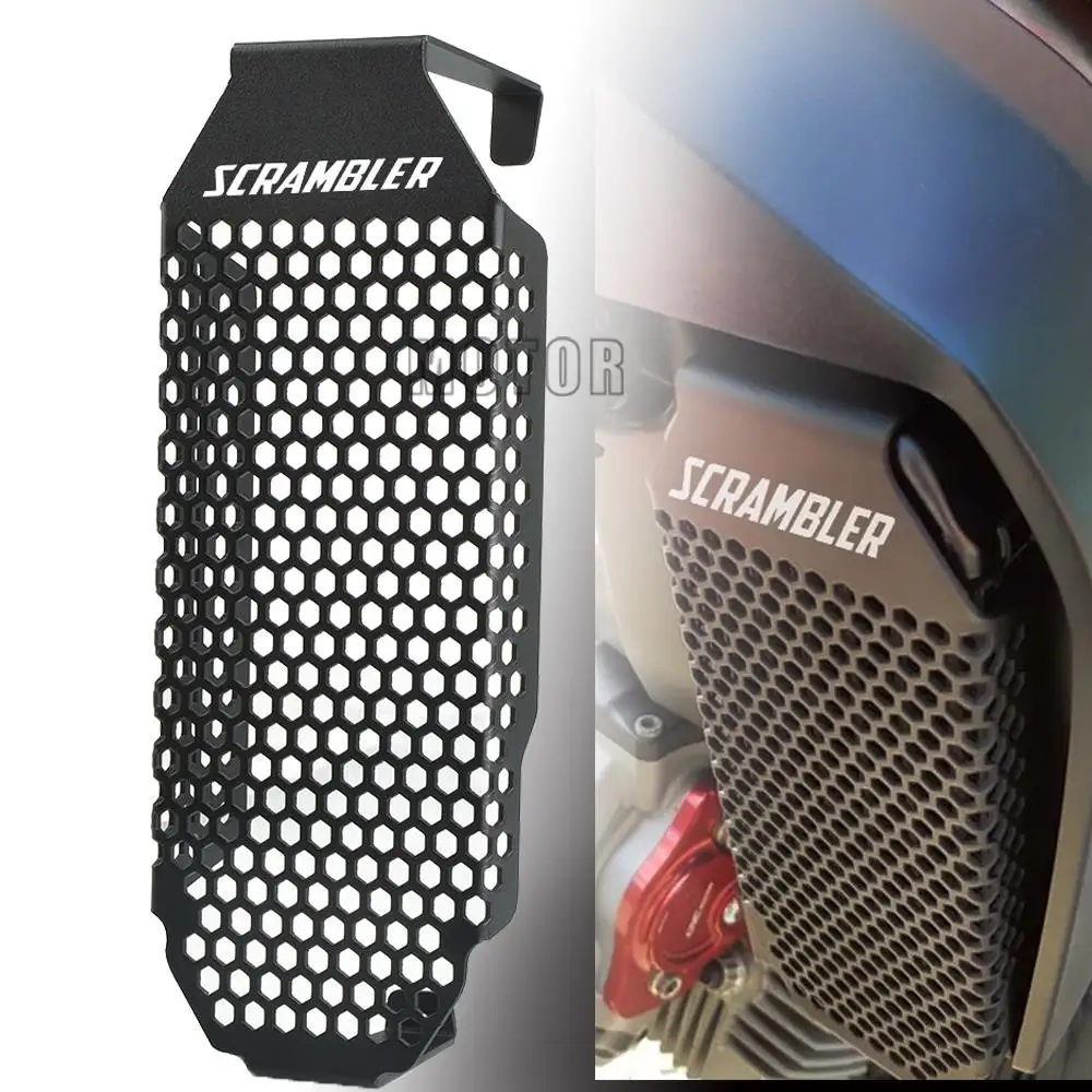 For Ducati Scrambler Mach 2.0 Oil Cooler Guard 2017-2020 2021 2022 Cnc Motorcycle Cooler Cover Protector  Icon Scrambler Classic