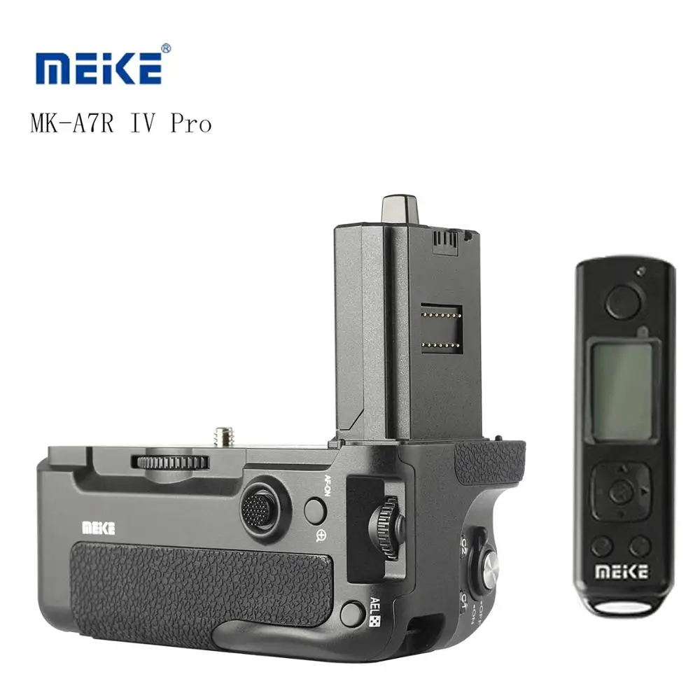 Meike Mk-A7Iv Pro Battery Grip Verticale Con 2.4G A Distanza Senza Fili Di Controllo Per Sony A7Riv A7Iv A9Ii Funziona Con Np-Fz100 Battety