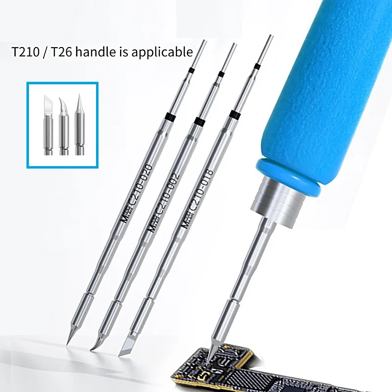 Maant Saldatore Serie C210 Senza Piombo 002 018 T210/T26 Applicabile Per La Sostituzione Del Weller Della Punta Del Saldatore Jbc C210 002