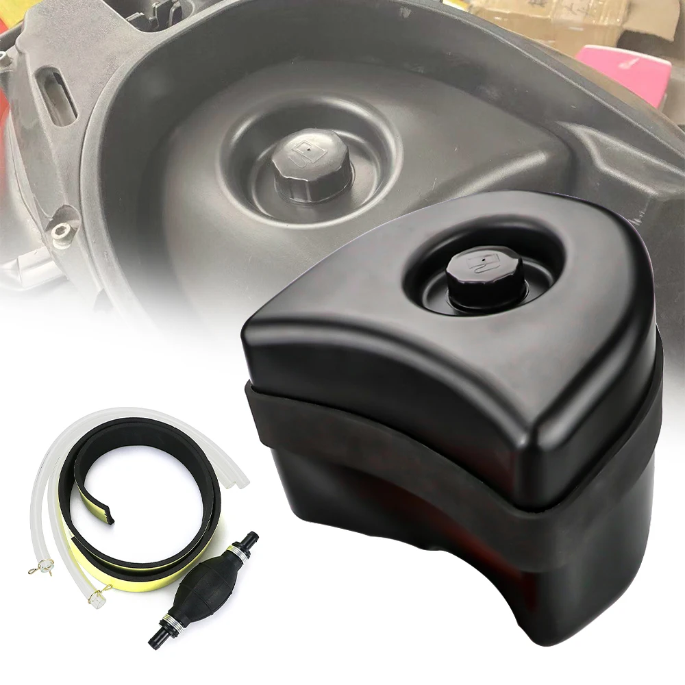 5L Moto Abs Esterno Gas Serbatoio Carburante Sedile Secchio Benzina Può Olio Canister Per Vespa Gts 125 300 250 2013 - 2020 Accessori