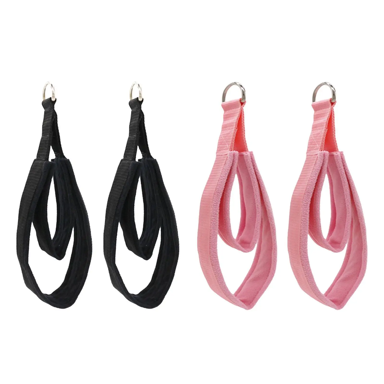 2X D Rings Straps Stretch Exercise Band Pilates Double Loop Straps Pilates Straps For Reformer Home Gym Ginnastica Donna Uomo