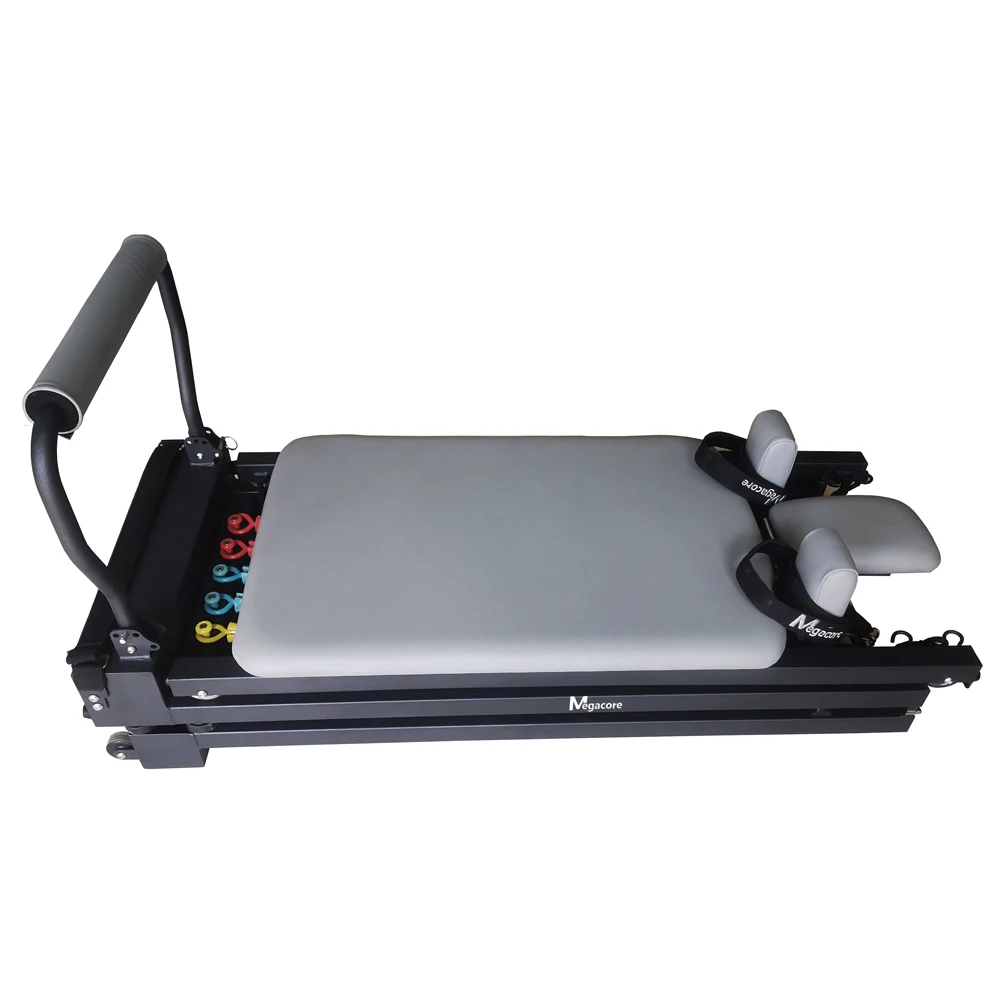 Megacore Pilates Reformer Machine Alluminio Commercial Sports Multi Fitness Gym Yoga Equipment Pieghevole Pilates Reformers