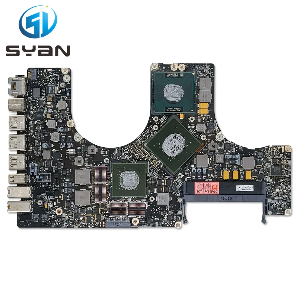 Syan 2009 A1297 3.06Ghz Core 2 Duo Muslimex Logic Board Per Macbook Pro 16 "Scheda Madre Emc 2272 Emc 2329 Mb604Xx/A Mc226Xx/A
