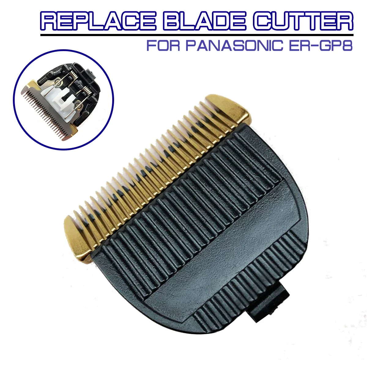 Ceramica Titanio Sostituire Lama Testa Di Taglio Per Panasonic Er-Gp8 1610 1611 1511 153 154 160 Vg101 Tagliacapelli Trimmer Rasoio Strumento