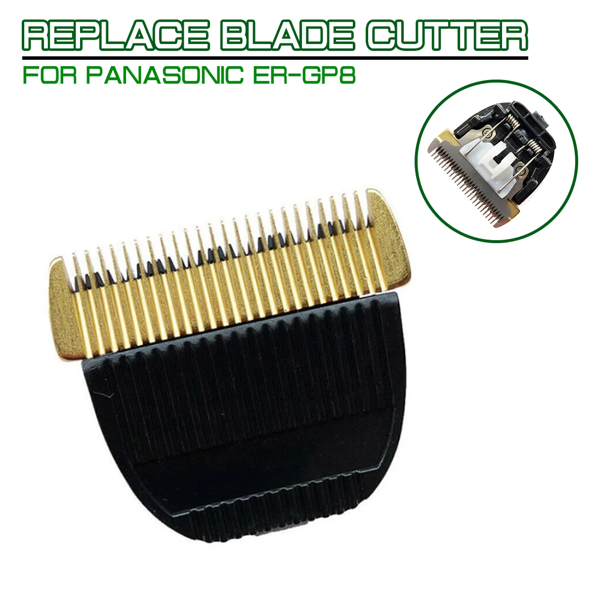 Ceramica Titanio Sostituire Lama Testa Di Taglio Per Panasonic Er-Gp8 1610 1611 1511 153 154 160 Vg101 Tagliacapelli Trimmer Rasoio Strumento