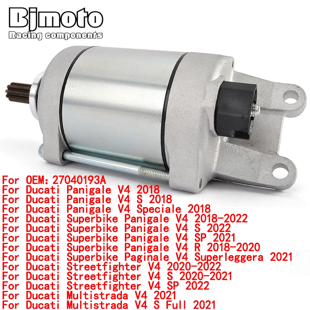 27040193A Motorino Di Avviamento Del Motore Per Ducati Multistrada V4 S Travel Radar Performance 2021