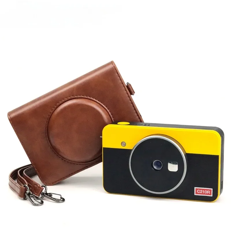 Nuova Custodia Per Fotocamera C210R Per Kodak Mini Shot 2 Accessori Per Stampanti Fotografiche Istantanee Retrò, Con Borsa In Pelle Con Tracolla