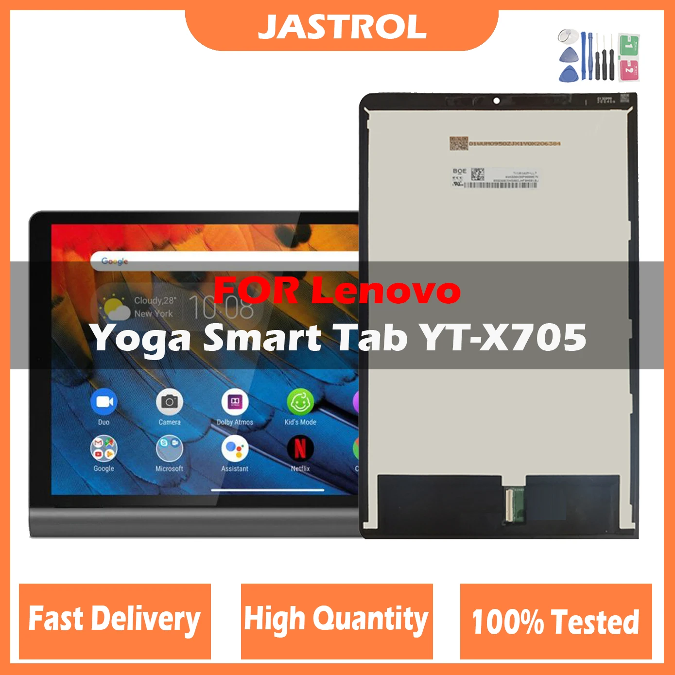 Lcd Originale Per Lenovo Yoga Tab 5 Smart Tab Yt-X705 Yt-X705L Yt-X705X Yt-X705F Lcd Touch Screen Digitizer Assembly Panel