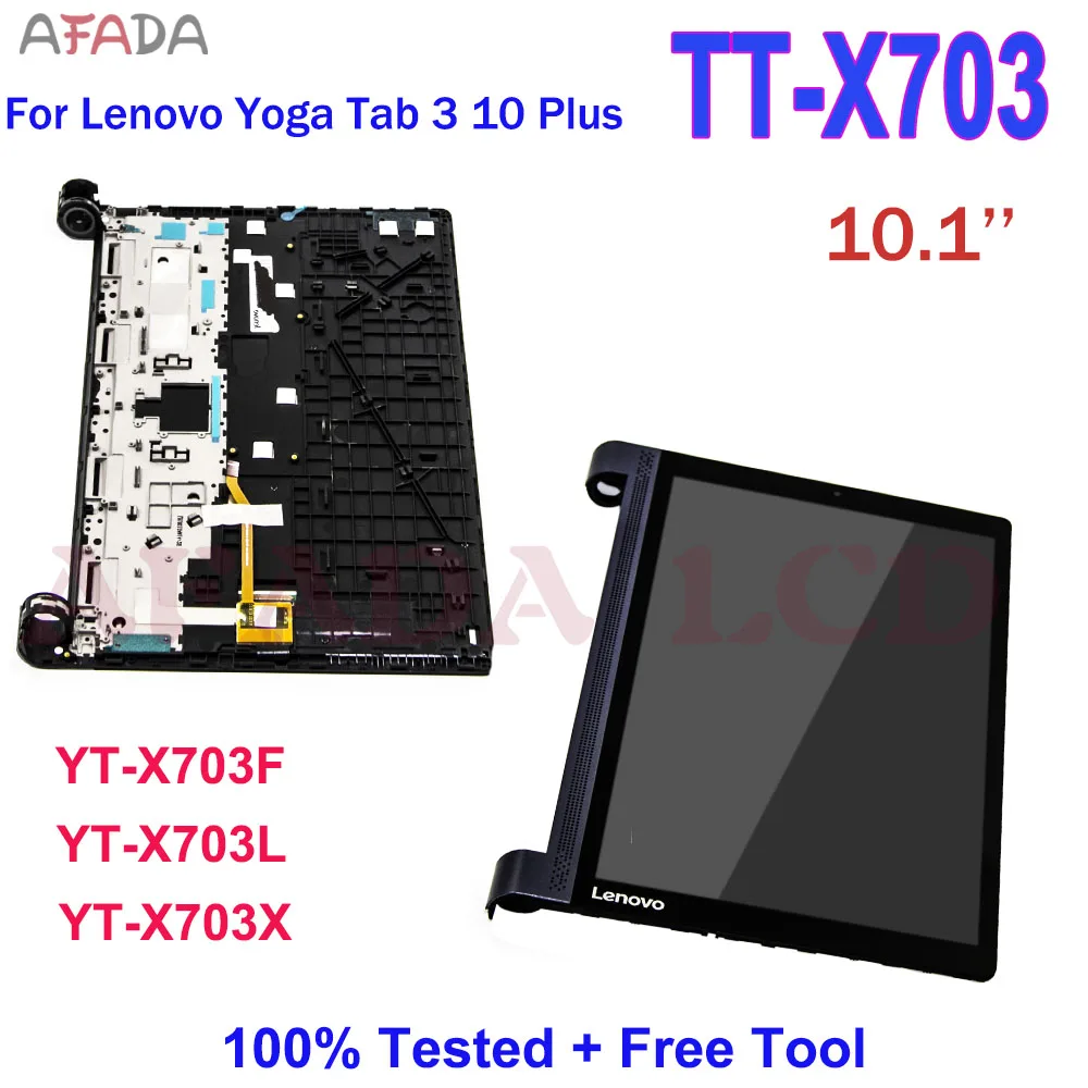Display Lcd Da 10.1 ''Per Lenovo Yoga Tab 3 10 Plus X703 X703F Yt-X703X Display Lcd Per Lenovo X703 Sostituzione Lcd