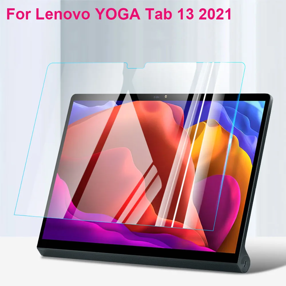 2 Pezzi Per Lenovo Yoga Tab 13 Pollici 2021 Vetro Temperato Full Cover Vetro Temperato Pellicola Proteggi Schermo Vetro Per Lenovo Yoga Tab13