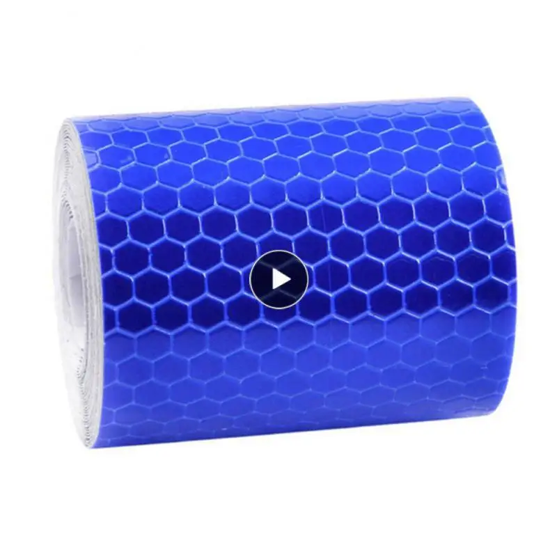 1 Pz 5Cm X 3M Cinta Reflectante Riflettente Tessuto Riflettente Reflex Adhesiva Auto Car Film Crystal Honeycomb 30 Mm