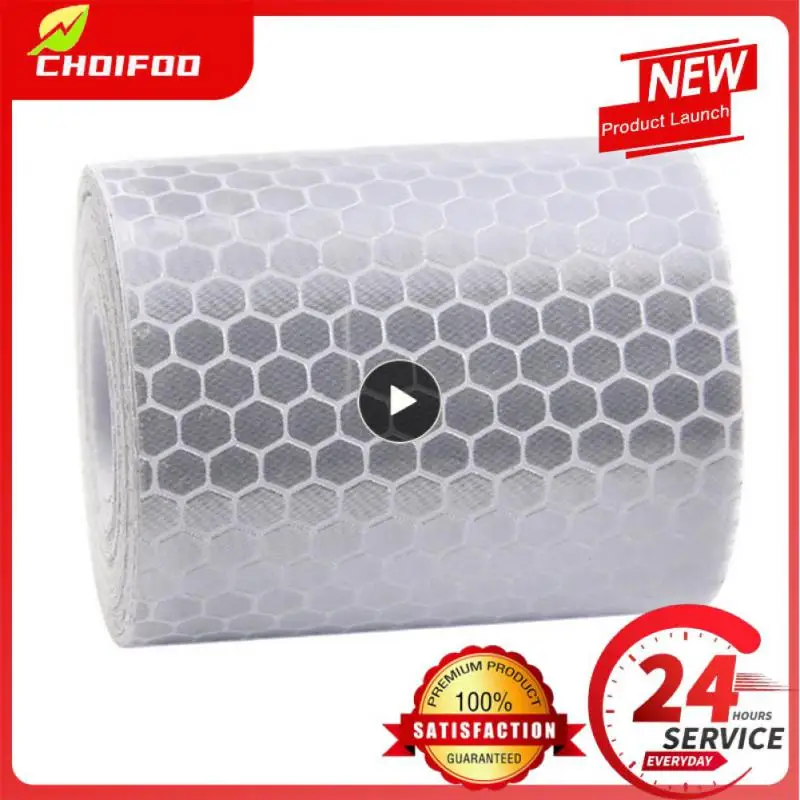 1 Pz 5Cm X 3M Cinta Reflectante Riflettente Tessuto Riflettente Reflex Adhesiva Auto Car Film Crystal Honeycomb 30 Mm