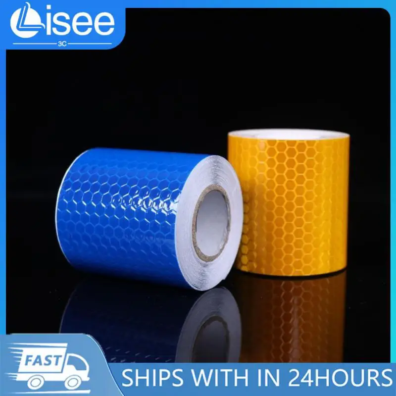 1 Pz 5Cm X 3M Cinta Reflectante Riflettente Tessuto Riflettente Reflex Adhesiva Auto Car Film Crystal Honeycomb 30 Mm