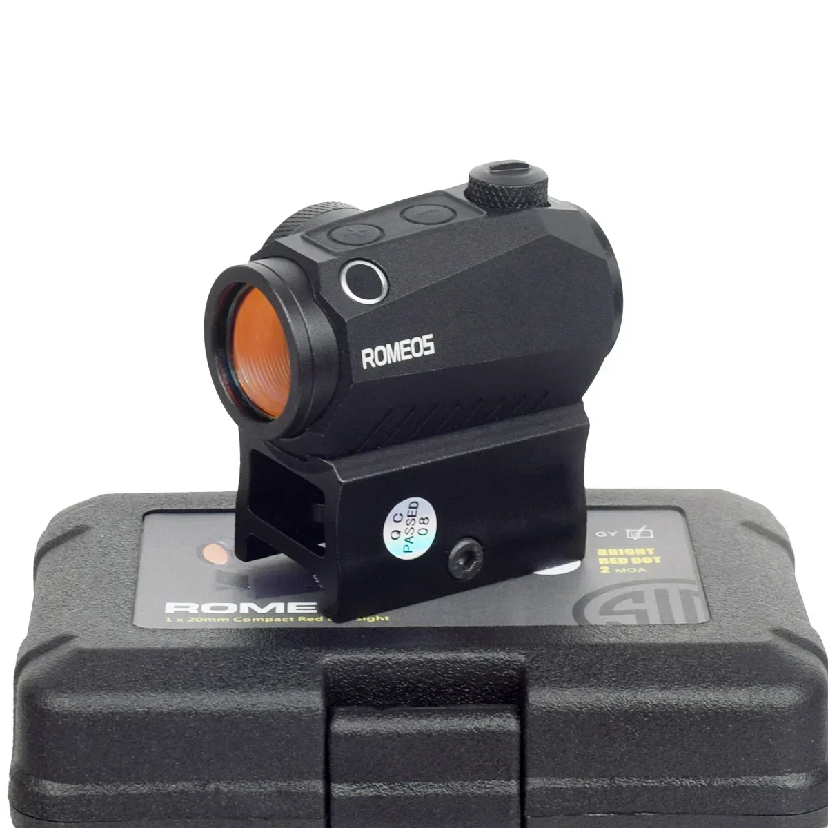 Romeo5 1X20Mm 2 Moa Red Dot Sight Reflex Mirino Cannocchiale Da Caccia Con Supporto Riser 20Mm Rail Co-Testimone Olografico Ar15 Hk416