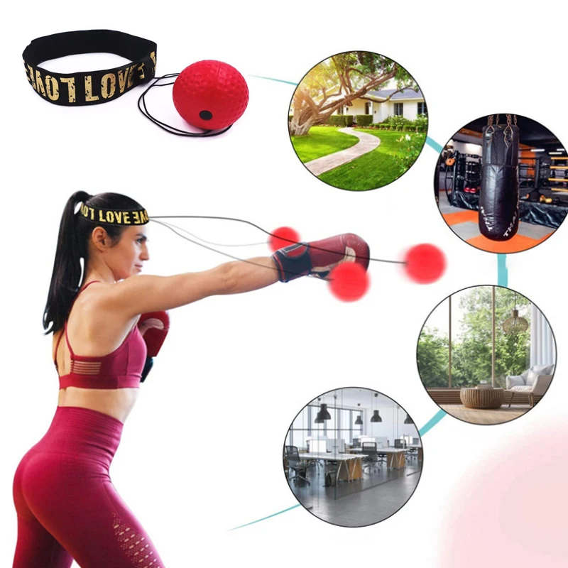 Boxe Reflex Ball Fight Training Speed Exercise Speed Ball Boxing Reflection Ball Fitness Boxing Equipment