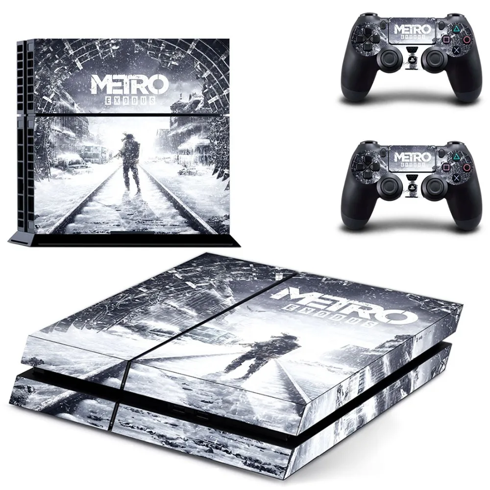 Game Metro Exodus Ps4 Skin Sticker Decal Per Sony Playstation 4 Console E 2 Controller Ps4 Skin Sticker Vinyl
