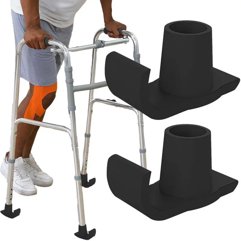 Walker Skis Glides 2 Pezzi Antiscivolo Walker & Rollator Ski Glides & Pads Coaster Skis Sliders For Walkers Foot Glide Heavy Duty