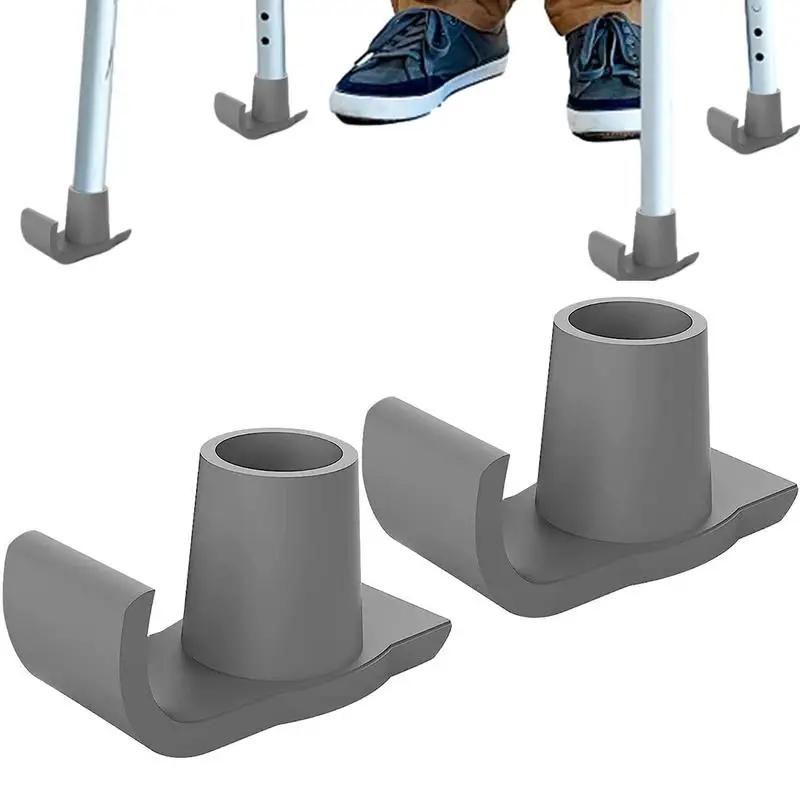 Walker Feet 2Pcs Antiscivolo Walker Feet Glides Walker & Rollator Ski Glides & Pads Sostituzione Glide Caps Per Girelli Pieghevoli