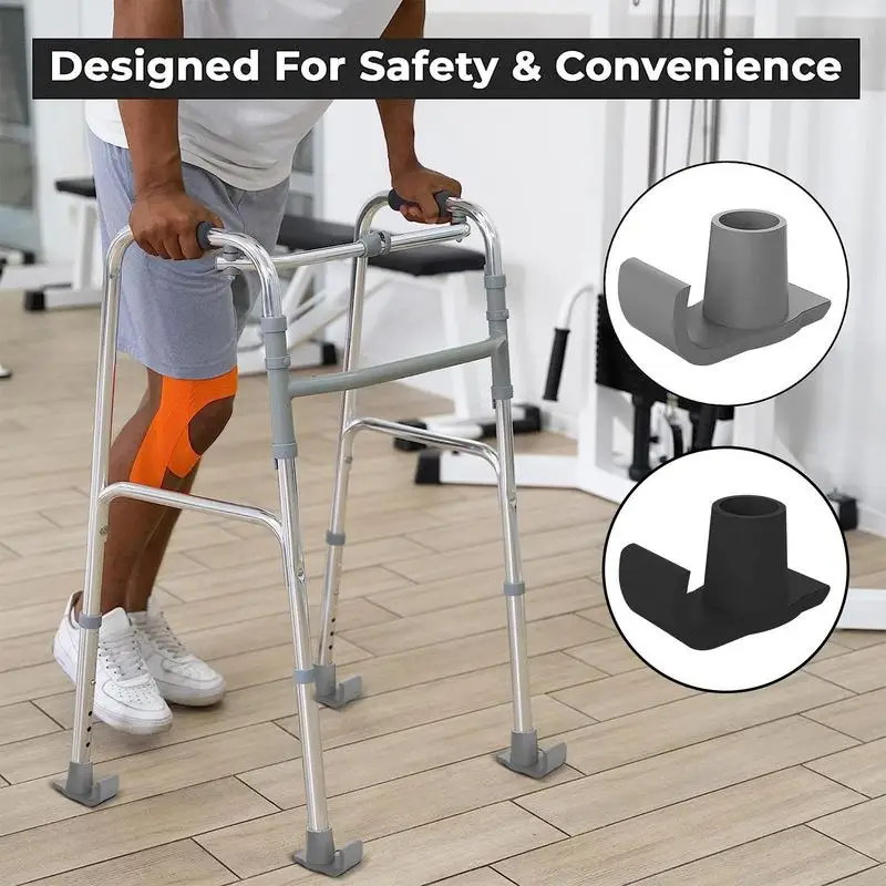 Walker Skis Glides 2Pcs Antiscivolo Walker & Rollator Ski Glides & Pads Heavy Duty Walker Feet Glides Foot Glide Sostituzione Glide